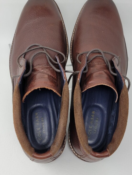 Cole Haan Men\'s Size 10 M Brown Leather Chukka Boots Woodbury C26152 Pre-owned main image 5
